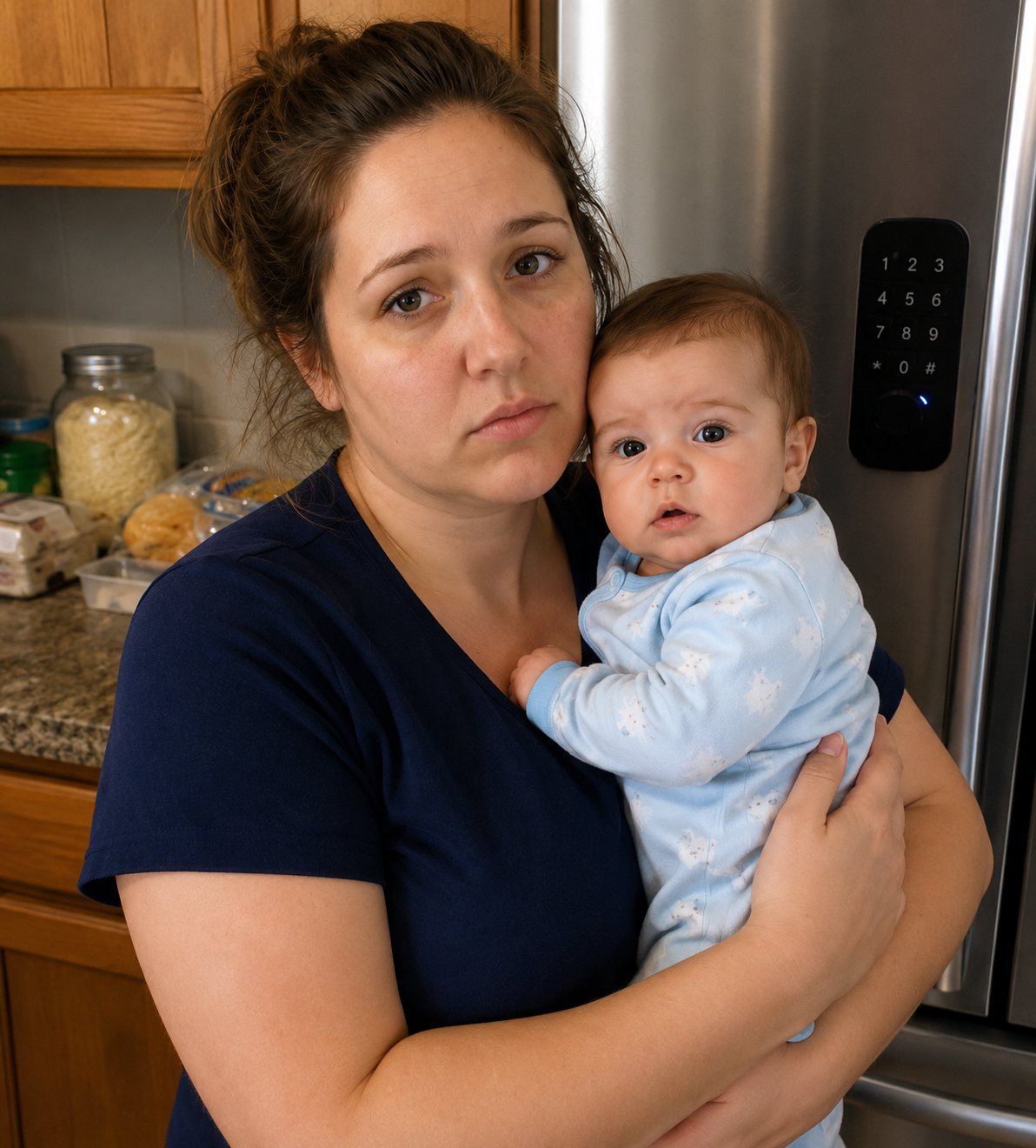 My Husband Locked the Fridge So I Couldn’t Eat After Having Our Baby — His Mom’s Response Left Him Speechless